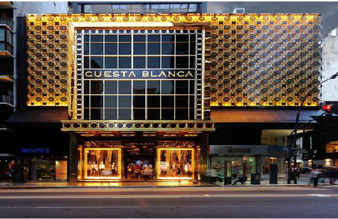 石门门头设计与商业空间的纽带。