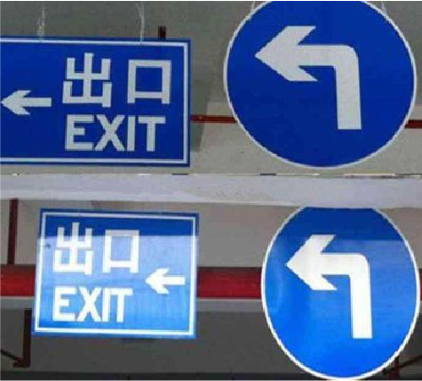 石门在日常生活中如何区分标识与标牌？