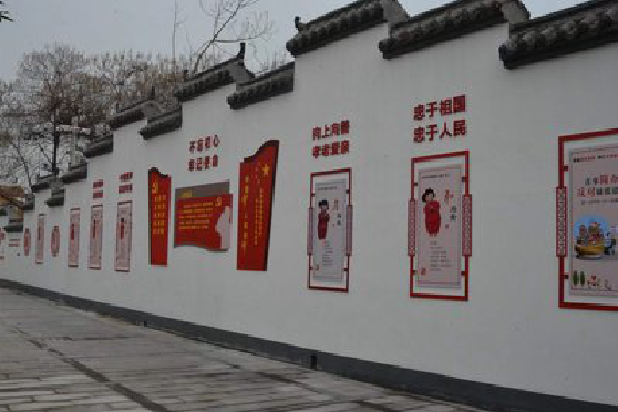 石门墙体彩绘-乡村文化墙