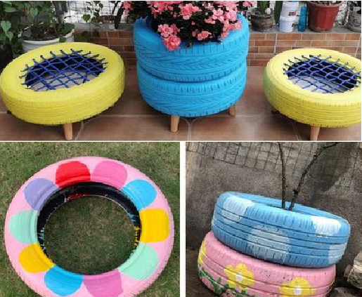 石门墙体彩绘-变废为宝