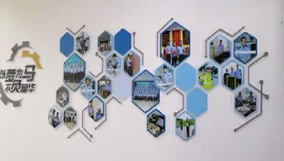 石门文化墙最常见的做法。