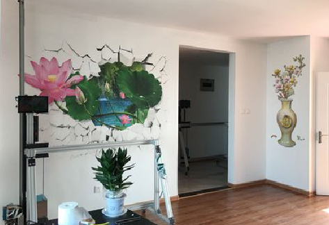 石门墙体彩绘相比墙纸的优势。