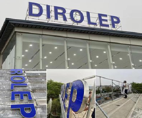 石门楼顶发光字安装的注意事项。